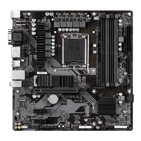 Motherboard Gigabyte B760M DS3H DDR4 (rev. 1.0), Chipset Intel B760, LGA1700, mATX