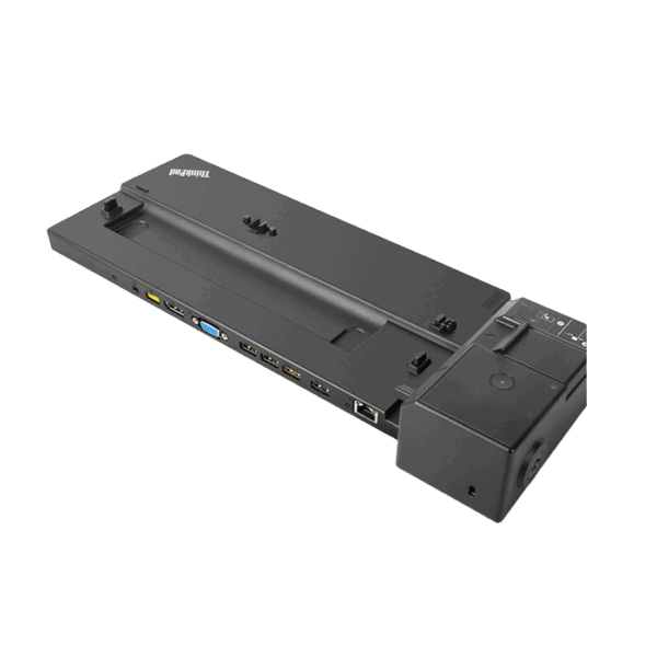 Estación de acoplamiento Lenovo 40AG0090US, VGA / DP / DVI-D/ USB / 3.5MM / LAN.