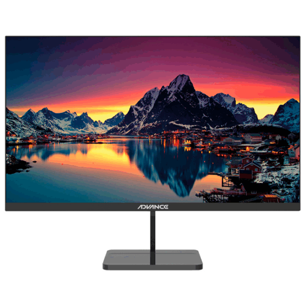 Monitor plano Advance ADV-2453S, 23.8" IPS, HDMI, VGA, speakers