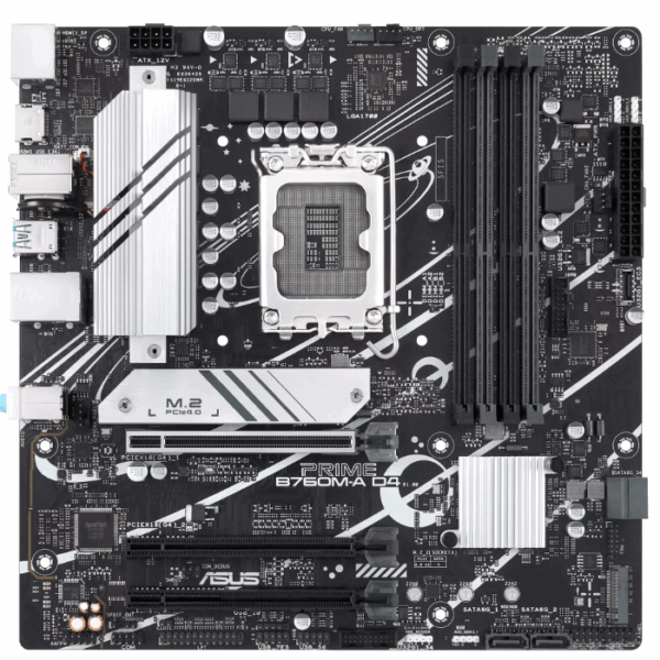 Motherboard ASUS Prime B760M-A D4, Chipset Intel B760, LGA1700, mATX