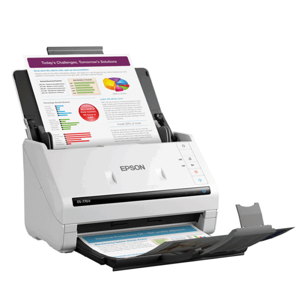 Escáner de documentos Epson DS-770 II USB 3.0 de alta velocidad, Sensor Optico Color (CIS)