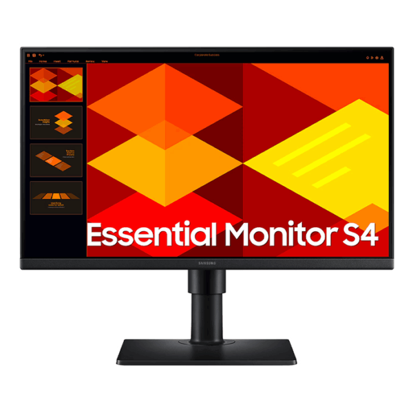 Monitor plano SAMSUNG Essential Monitor S4, 22" FHD IPS, 100Hz, HDMI, DP