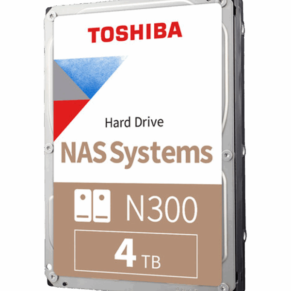 Disco duro Toshiba N300 NAS, 4TB, SATA 6.0Gb/s, 7200rpm, 512MB Cache, 3.5".