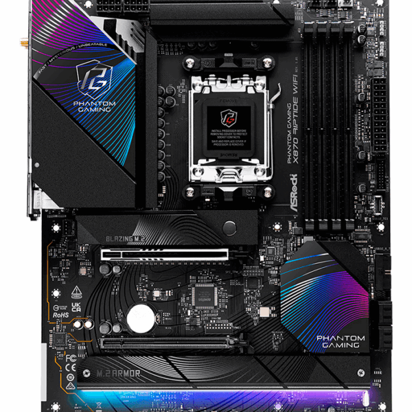 Motherboard ASROCK X870 Riptide WiFi, Chipset AMD X870, Socket AMD AM5, ATX