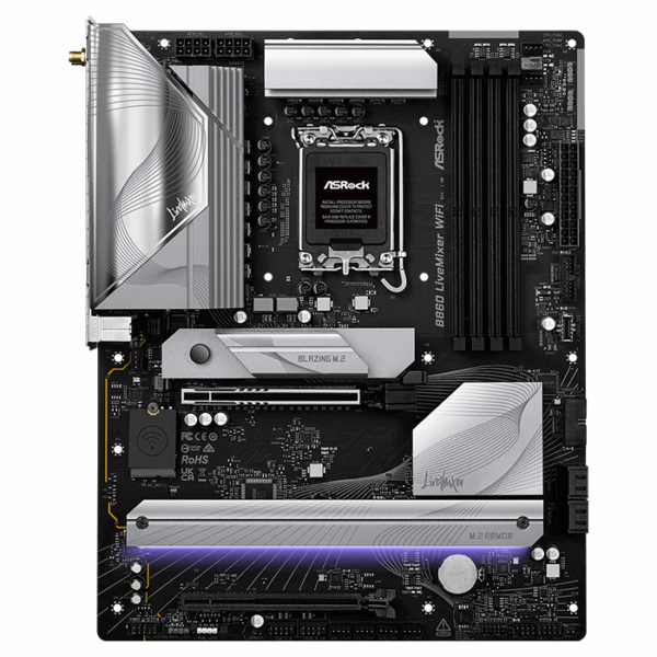Motherboard ASROCK B860 LiveMixer WiFi, Chipset Intel B860, LGA 1851, HDMI, ATX