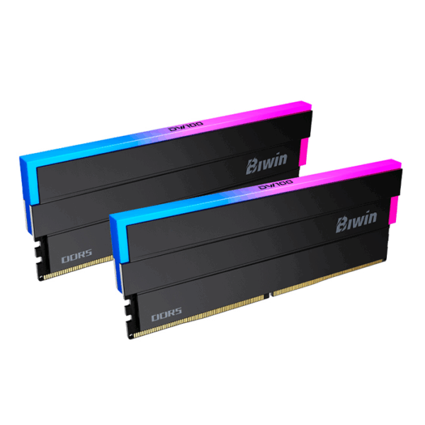 Memoria UDIMM Biwin Black Opal DW100 RGB, 32GB (2x16GB) DDR5-6000, PC5-48000, CL30, 1.35V