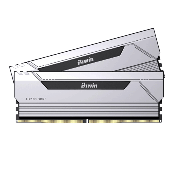 Memoria Biwin HX100 32GB DDR5-6000MHz (2x16GB), CL34, 1.1V, 1Rx8, Color Plata