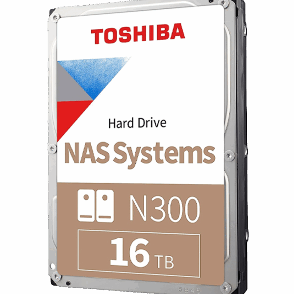 Disco duro Toshiba N300 16TB, SATA 6.0Gb/s, NAS, 512MB Cache, 7200RPM, 3.5"