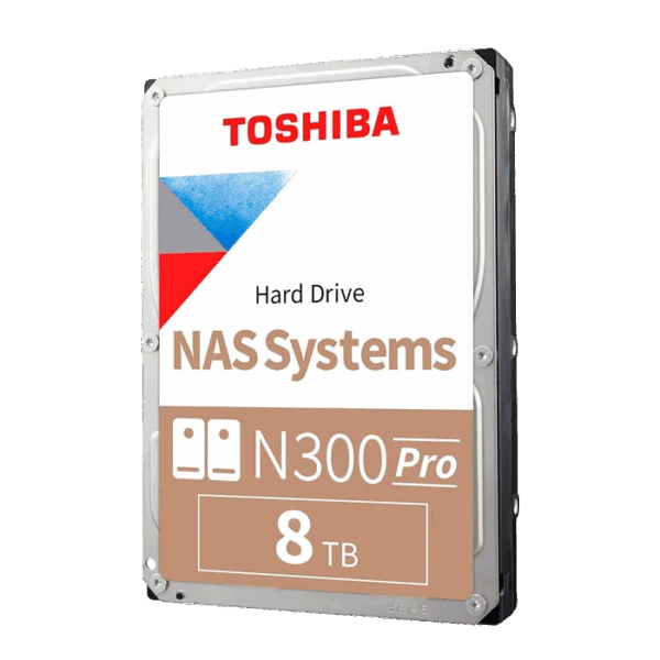 Disco duro Toshiba NAS N300 PRO, 8TB SATA 6.0Gb/s, 7200rpm, 512MB Cache, 3.5".