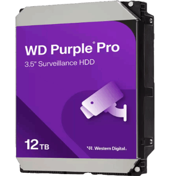 Disco duro Western Digital WD Purple Pro 12TB, SATA, 512MB Cache, 7200 rpm, 3.5".