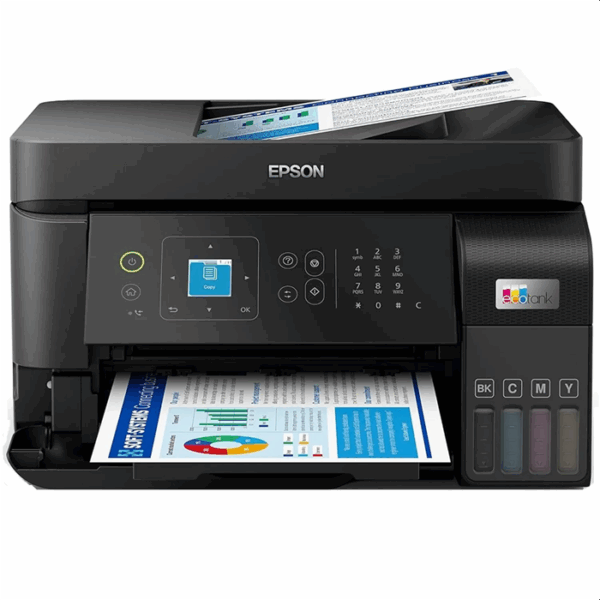 Impresora Multifuncional Epson EcoTank L5590, Imprime/Escanea/Copia/Fax/USB/LAN/Wi-Fi