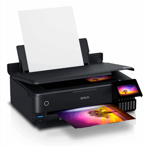 Multifuncional de tinta Epson EcoTank L8180, imprime/escanea/copia, LAN/Wi-Fi/USB 2.0