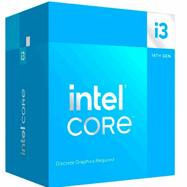 Procesador Intel Core i3-14100F 3.50/4.70GHz, 12 MB Intel Smart Caché, LGA1700, 58W/110W