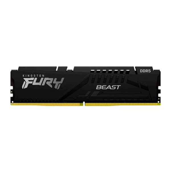 Memoria Kingston Fury Beast BLACK, 32GB DDR5-5200 MHz, PC5-41600, CL40, 1.25V.