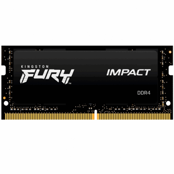 Memoria SODIMM Kingston Fury Impact, 8GB, DDR4, 3200 MHz, PC4-25600, CL20, 1.2V.