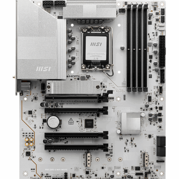 Motherboard MSI PRO Z890-S WIFI WHITE, Chipset Intel Z890, LGA 1851, HDMI, DP, ATX