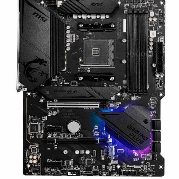 Motherboard MSI MPG B550 GAMING PLUS AMD B550 AM4 Socket, HDMI, DP, USB 3.2 Gen 2