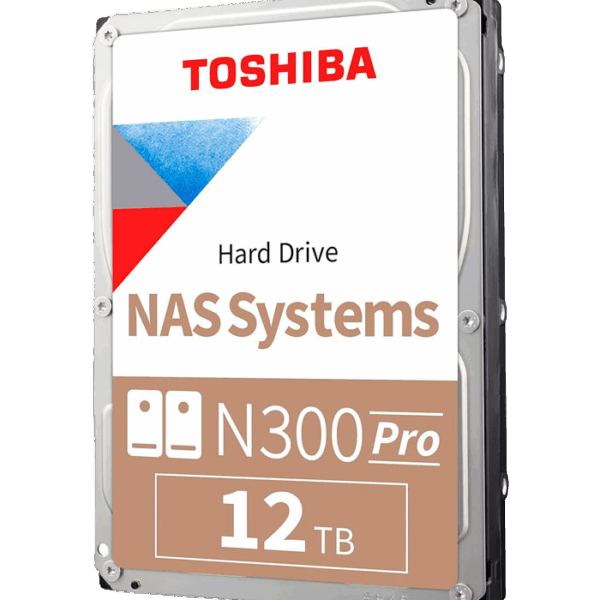 Disco duro Toshiba N300 PRO NAS, 12TB, SATA 6.0Gb/s, 7200rpm, 512MB Cache, 3.5".