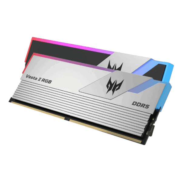 Memoria U-DIMM Predator Vesta II RGB, 32GB (2x16GB) DDR5-6000MHz, PC5-48000, CL36, 1.3V