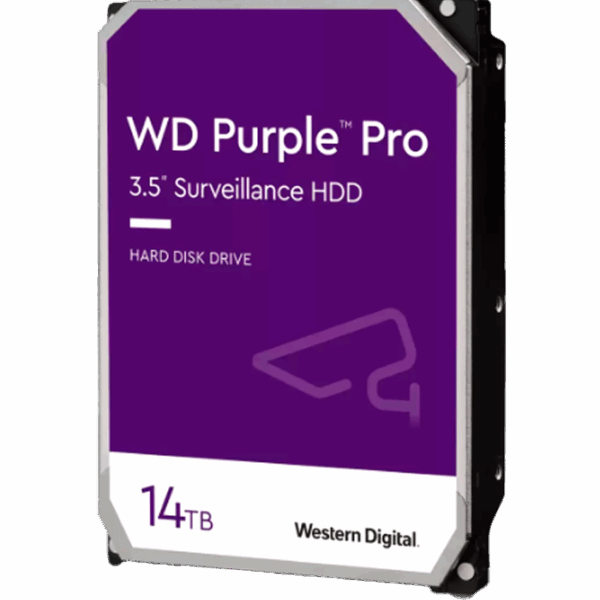 Disco duro Western Digital WD Purple Pro 14TB, SATA 6.0 Gb/s, 512MB Cache, 7200 rpm, 3.5".