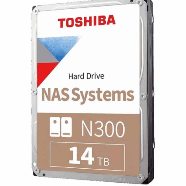 Disco duro Toshiba N300 NAS, 14TB, SATA 6.0Gb/s, 7200rpm, 512MB Cache, 3.5".