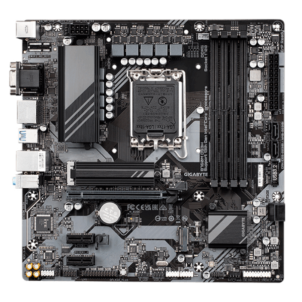 Motherboard Gigabyte B760M DS3H (rev. 1.0) Chipset Intel B760, LGA1700, Micro ATX