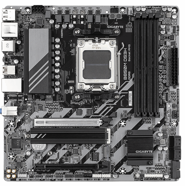 Motherboard GIGABYTE B850M DS3H, Chipset AMD B850, Socket AMD AM5, mATX