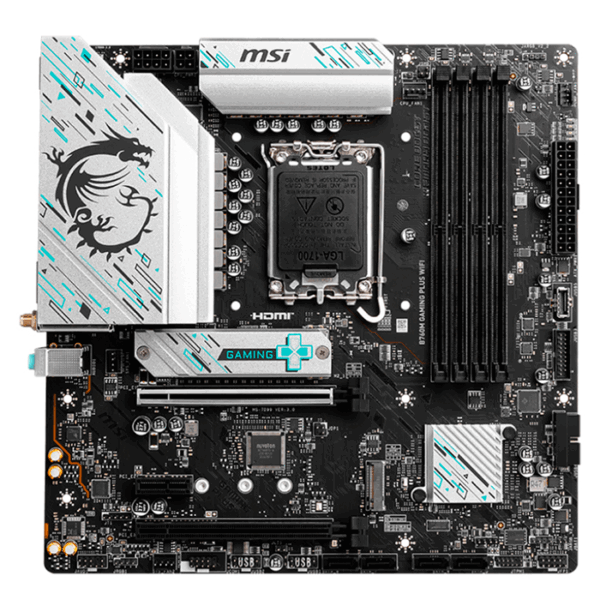 Motherboard MSI B760M GAMING PLUS WIFI, Chipset Intel B760, LGA1700, HDMI, DP, mATX