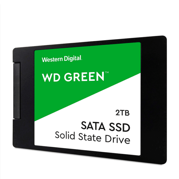 Unidad en estado solido Western Digital Green, WDS200T2G0A, 2TB, SATA 6Gb/s, 2.5", 7mm.
