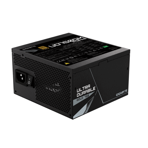 Fuente de alimentación Gigabyte UD750GM PG5, 750W, 80 PLUS Gold Certified, Formato ATX.