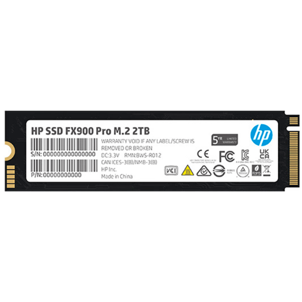 Unidad en estado solido HP FX900 Pro M.2 2280 2TB PCIe Gen4 x4 NVMe 1.4