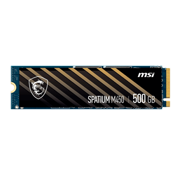 Unidad de Estado Solido MSI SPATIUM M450 500GB M.2.2280 PCIe Gen 4.0x4, NVMe 1.4