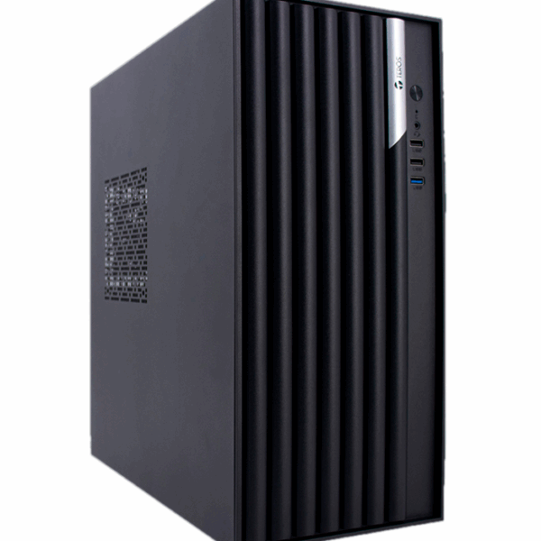 Case TEROS TE-1036S, Factor de forma ATX, 250 W, USB 3.0 / 2.0, audio, negro.