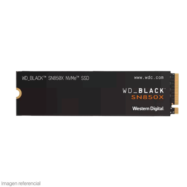 Unidad en estado solido Western Digital Black SN850X NVMe 1TB, M.2 2280, PCIe Gen 4.0 x4.