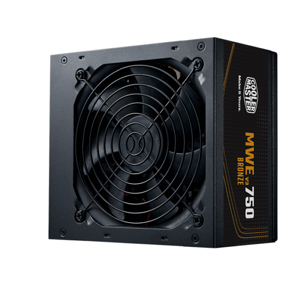 Fuente de alimentación COOLER MASTER MWE Bronze 750 V3, 750W, 80 PLUS Bronze, Formato ATX.