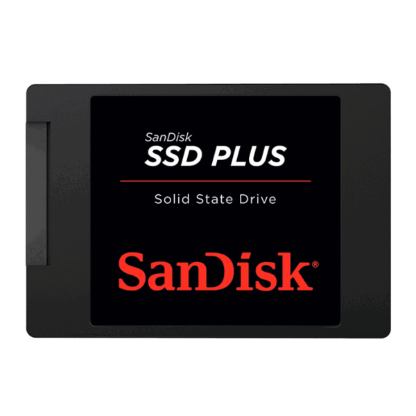 Unidad de Estado Solido SanDisk Plus, 480GB, SATA 6Gb/s, 2.5", 7mm.