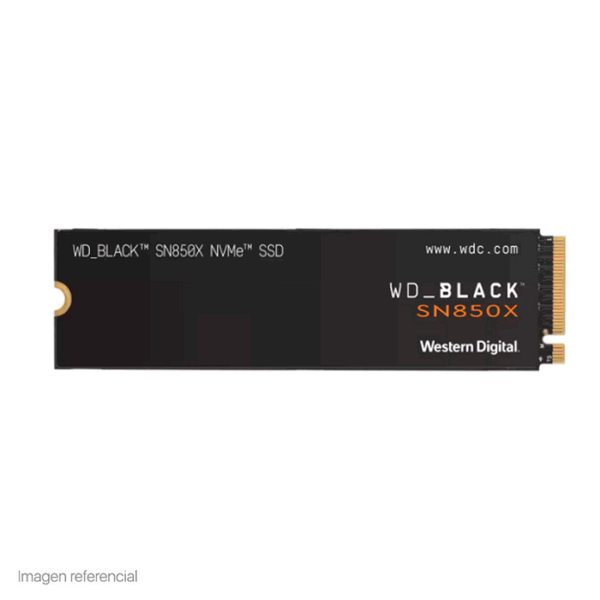 Unidad en estado solido Western Digital Black SN850X NVMe, 2TB M.2 2280, PCIe Gen 4.0 x4