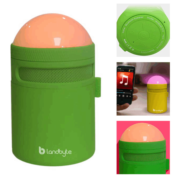 Parlante inalámbrico LandByte BV310, Bluetooth, Iluminación Led, recargable.